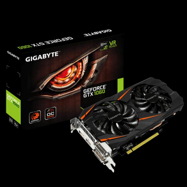 Gigabyte NVD GTX 1060 6GB DDR5 192bit GV-N1060WF2OC-6GD
