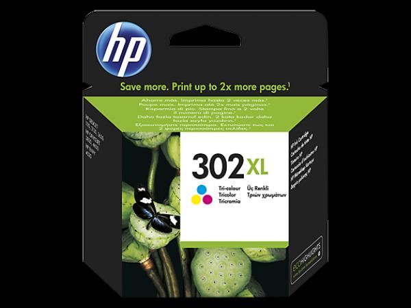 HP 302XL High Yield Tri-color Original Ink Cartridge