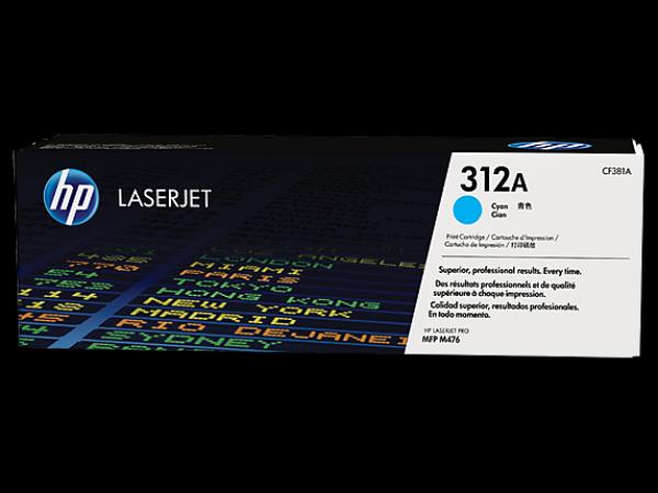 HP 312A Cyanl LaserJet Toner Cartridge za seriju M476 CF381A