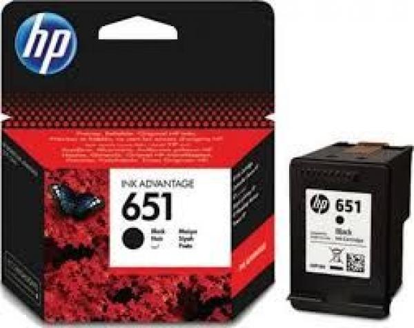 HP 651 Black Ink Advantage Cartridge C2P10AE