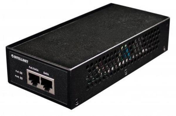 Intellinet 1-Port Gigabit PoE+ Injector, 1 x 30 W (PoE+PoE)