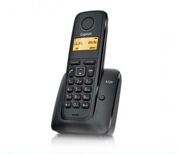 GIGASET telefon A120 black 5 KOMADA