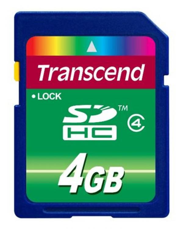SECURE DIGITAL CARD 4GB TRANSCEND TS4GSDHC4