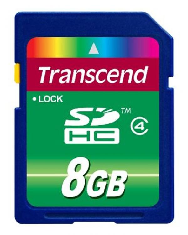 SECURE DIGITAL CARD 8GB TRANSCEND TS8GSDHC4
