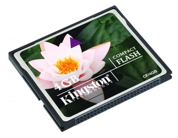 COMPACT FLASH CARD 4GB KINGSTON CF4GB