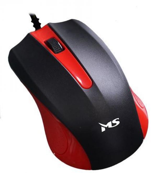 MIŠ MS SKIPPER_2 žičani miš, crveni