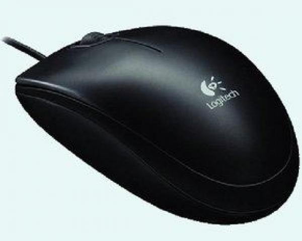 MIŠ LOGITECH B100 BLACK Optical USB Mouse OEM