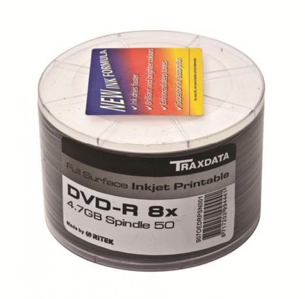 MED DVD disk TRX DVD-R 8X PRN F SP50 WHITE HIGH QUALITY