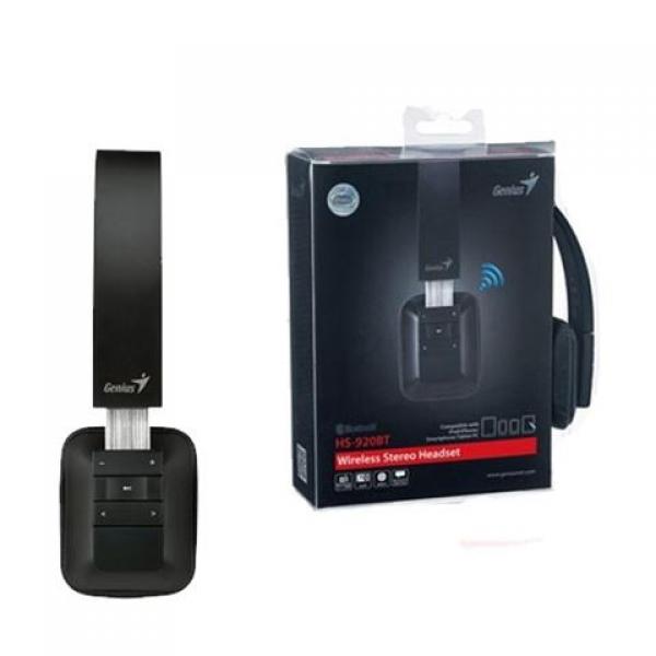 SLUŠALICE Genius HS-920BT black (bluetooth+mic)