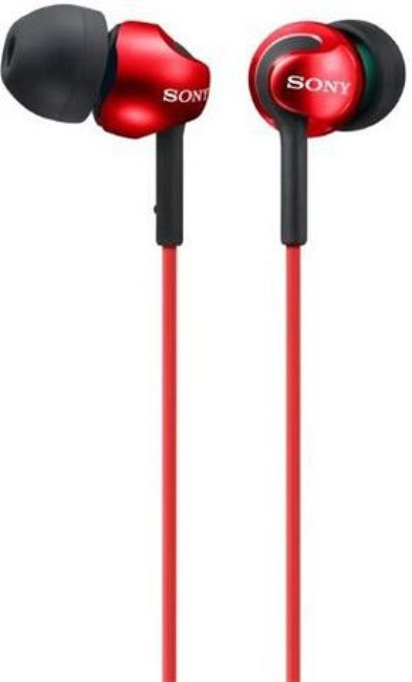 SONY slušalice MDR-EX110LPR red