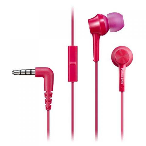 PANASONIC slušalice sa mikrofonom RP-TCM105E-P pink