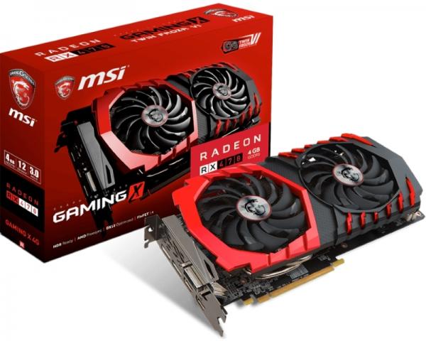 MSI AMD Radeon RX 470 4GB 256bit RX 470 GAMING X 4G
