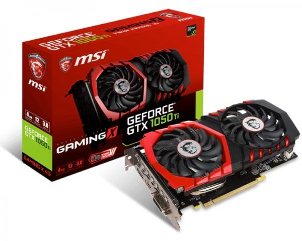 MSI nVidia GeForce GTX 1050 Ti 4GB 128bit GTX 1050 Ti GAMING 4G