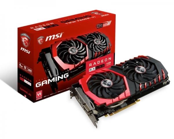 MSI AMD Radeon RX 480 4GB 256bit RX 480 GAMING 4G