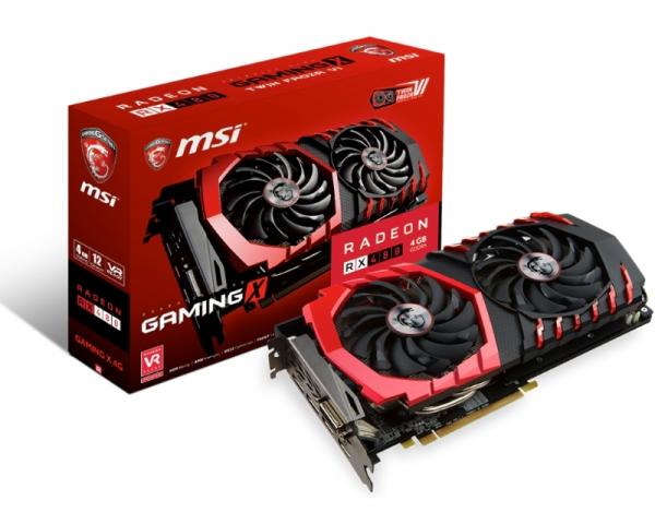 MSI AMD Radeon RX 480 4GB 256bit RX 480 GAMING X 4G
