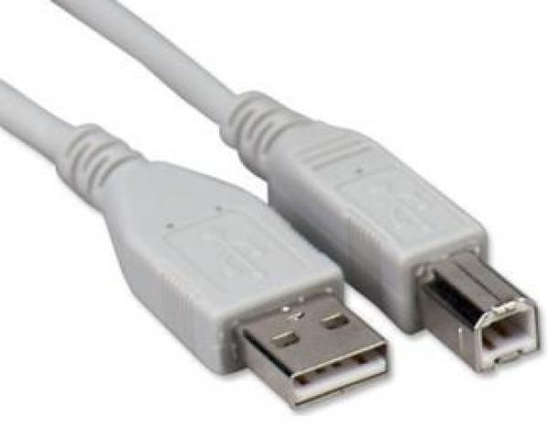 FAST ASIA Kabl USB A - USB B M/M 1.8m sivi