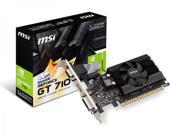 MSI nVidia GeForce GT 710 1GB 64bit GT 710 1GD3 LP
