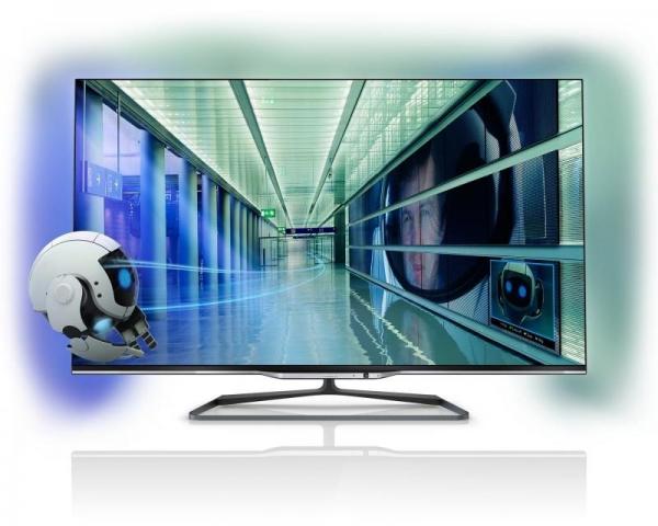 PHILIPS 55 55PFL7008K/12 Smart 3D LED Full HD Ambilight LCD TV