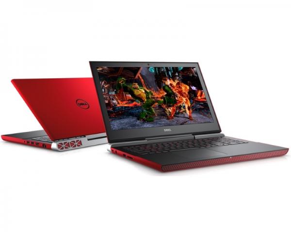 DELL Inspiron 15 7000 Series (7566) 15.6 FHD Intel Core i7-6700HQ 2.6GHz (3.5GHz) 8GB 500GB 128GB SSD GeForce 960M 4GB 6-cell crveni Windows 10 Home 64bit 5Y5B