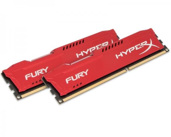 KINGSTON DIMM DDR3 16GB (2x8GB kit) 1866MHz HX318C10FRK2/16 HyperX Fury Red