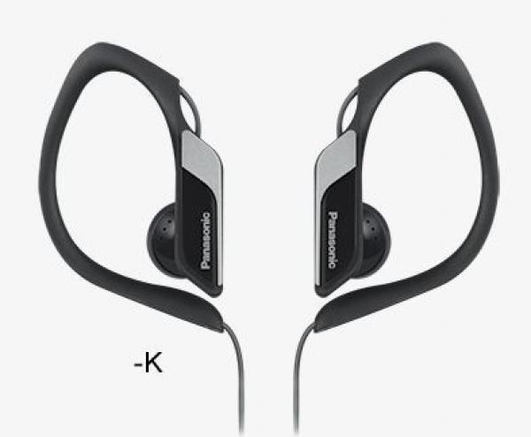 PANASONIC slušalice RP-HS34E-K crne, sportske, vodootporne