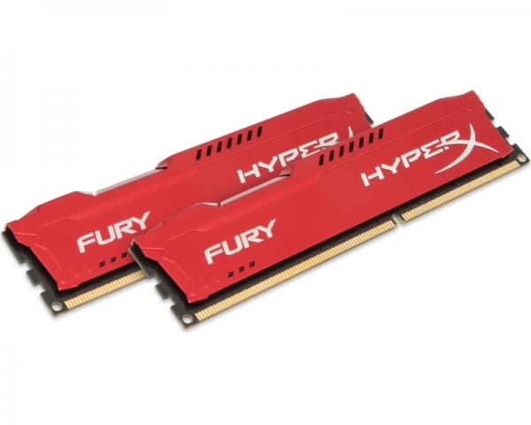 KINGSTON DIMM DDR3 16GB (2x8GB kit) 1600MHz HX316C10FRK2/16 HyperX Fury Red