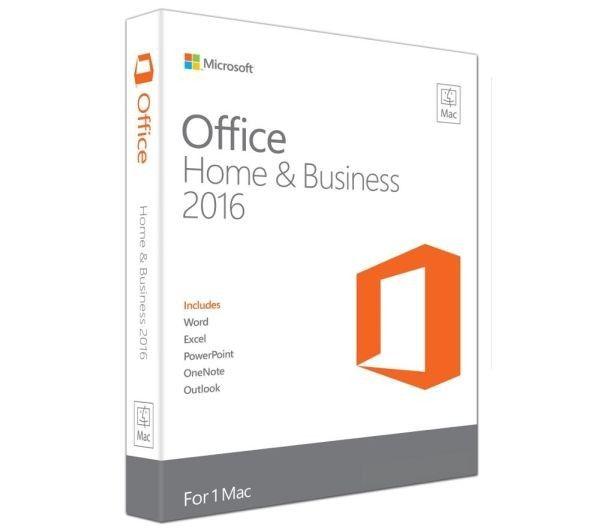 Office Mac Home Business 1PK 2016 English CEE Only Medialess P2