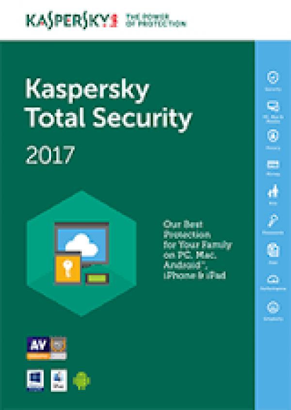 Kaspersky Total Security - multi-device jedna godišnja licenca