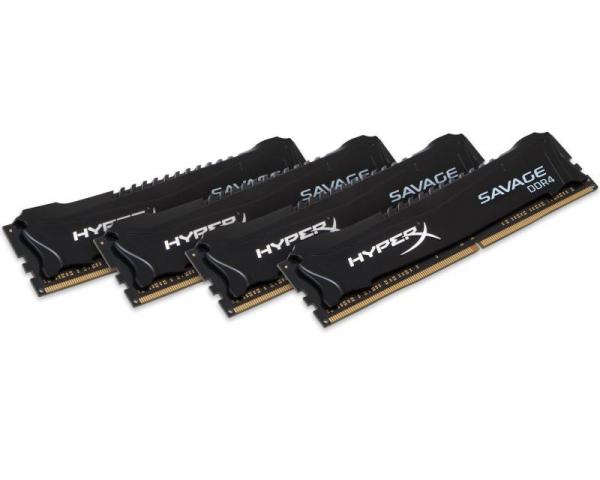 KINGSTON DIMM DDR4 64GB (4x16GB kit) 2400MHz HX424C14SBK4/64 HyperX XMP Savage