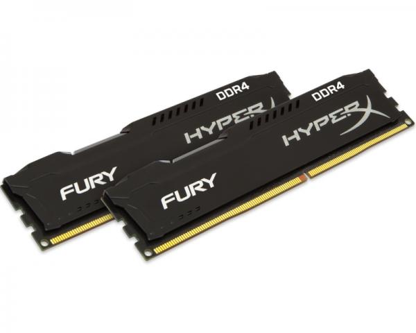 KINGSTON DIMM DDR4 16GB (2x8GB kit) 2666MHz HX426C15FBK2/16 HyperX Fury Black