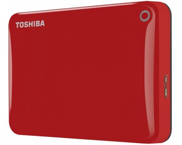 TOSHIBA Canvio Connect II 1TB 2.5 crveni eksterni hard disk HDTC810ER3AA