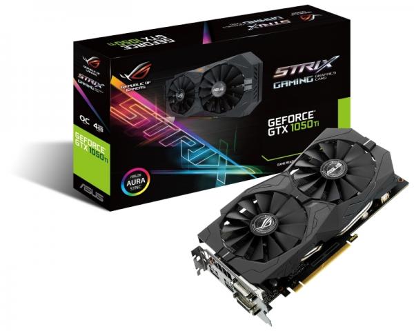 ASUS nVidia GeForce GTX 1050 Ti 4GB 128bit STRIX-GTX1050TI-O4G-GAMING