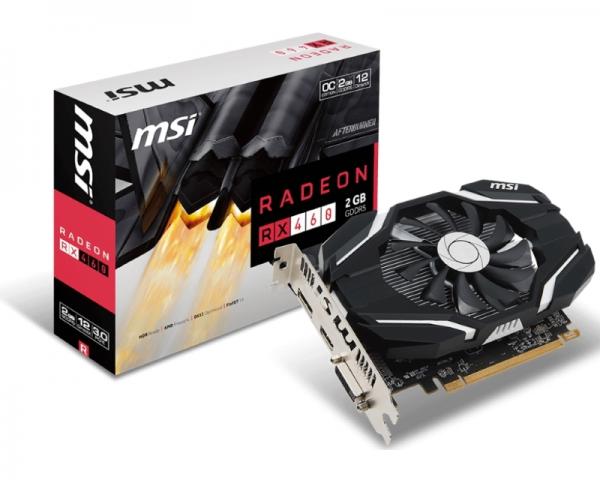 MSI AMD Radeon RX 460 2GB 128bit RX 460 2G OC
