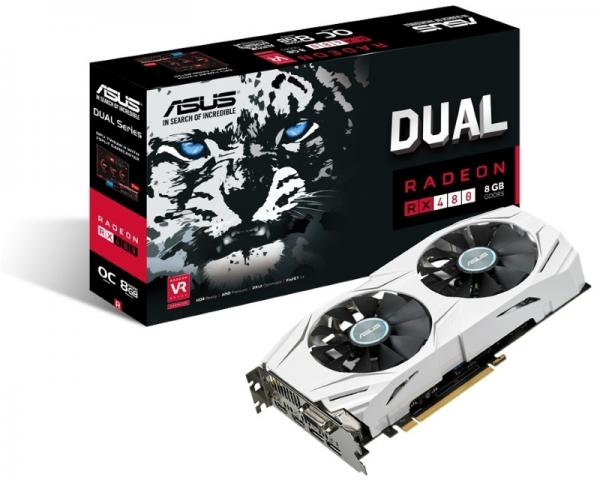 ASUS AMD Radeon RX 480 8GB 256bit DUAL-RX480-O8G