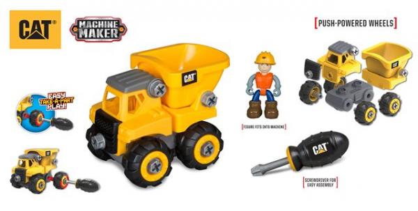 Građevinska mašina za slaganje CAT Junior Operator Machine Maker 15 cm