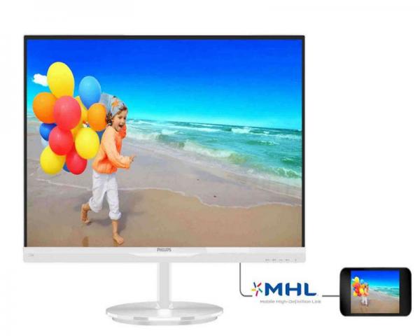 Philips LCD 23 234E5QHAW IPS Panel Full HD VGA, HDMI, MHL, zvučnici, beli