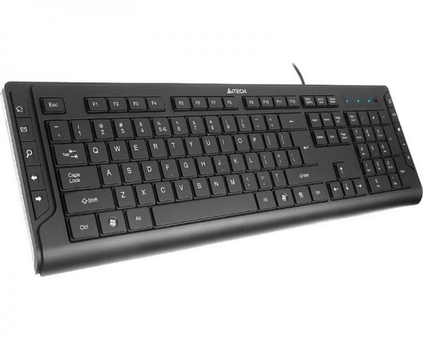 A4 TECH KD-600 X-Slim Multimedia USB YU crna tastatura