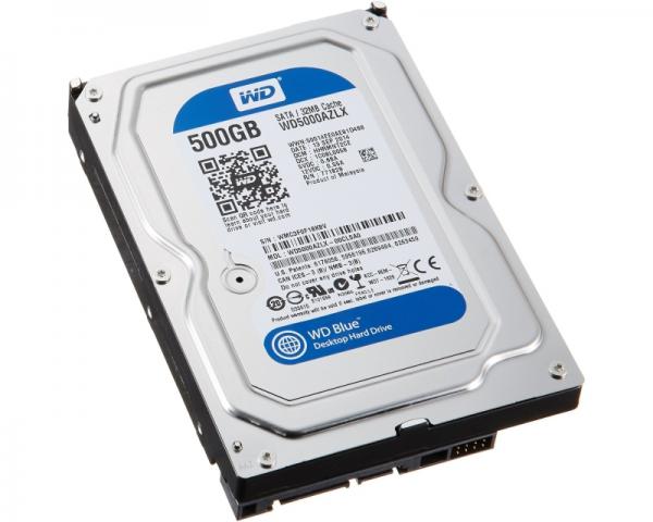 WD 500GB 3.5 SATA III 32MB 7.200rpm WD5000AZLX Blue