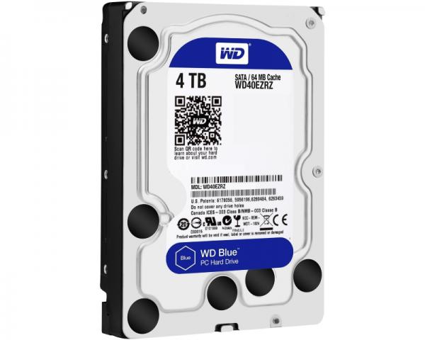 WD 4TB 3.5 SATA III 64MB 5.400rpm WD40EZRZ Blue