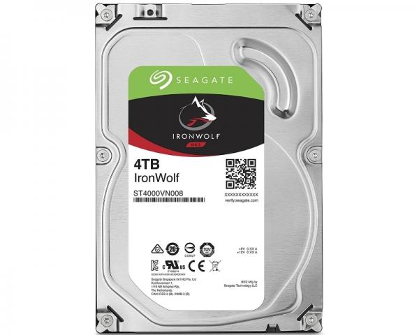 SEAGATE 4TB 3.5 SATA III 64MB ST4000VN008 IronWolf Guardian