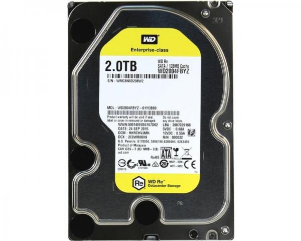 WD 2TB 3.5 SATA III 128MB 7.200rpm WD2004FBYZ Re