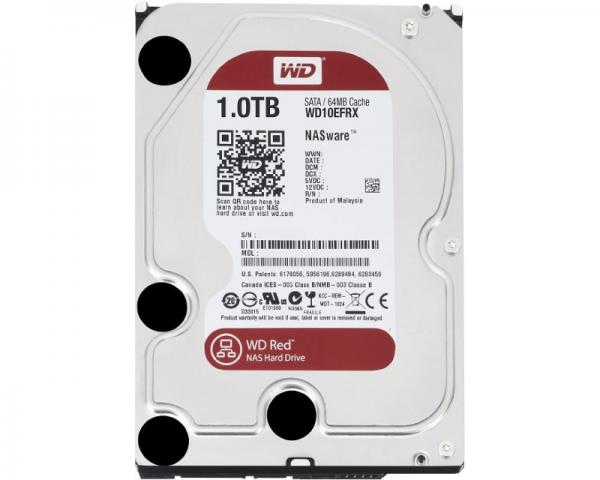 WD 1TB 3.5 SATA III 64MB IntelliPower WD10EFRX Red