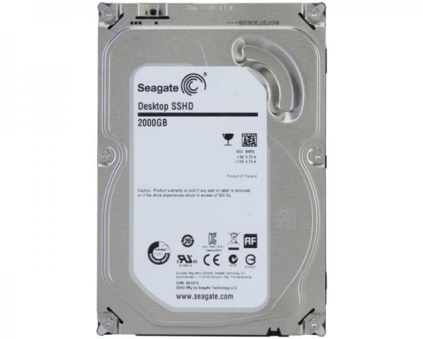 SEAGATE 2TB 3.5 SSHD SATA III MLC 8GB 64MB 7.200rpm ST2000DX001