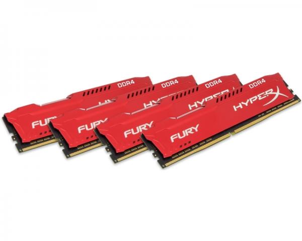 KINGSTON DIMM DDR4 64GB (4x16GB kit) 2133MHz HX421C14FRK4/64 HyperX Fury Red