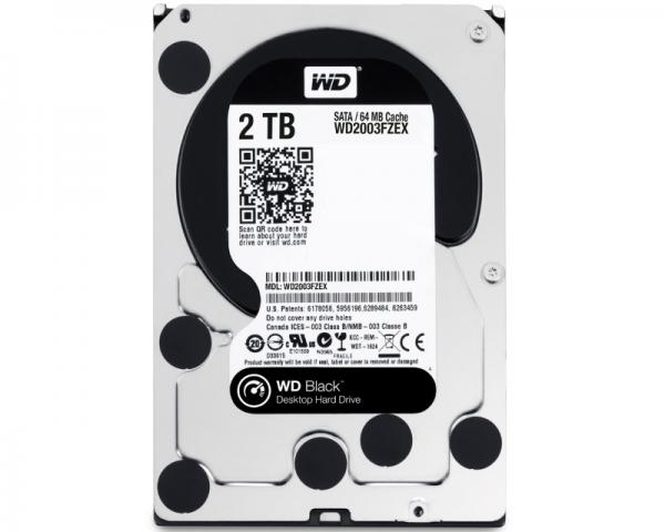 WD 2TB 3.5 SATA III 64MB 7.200rpm WD2003FZEX Black