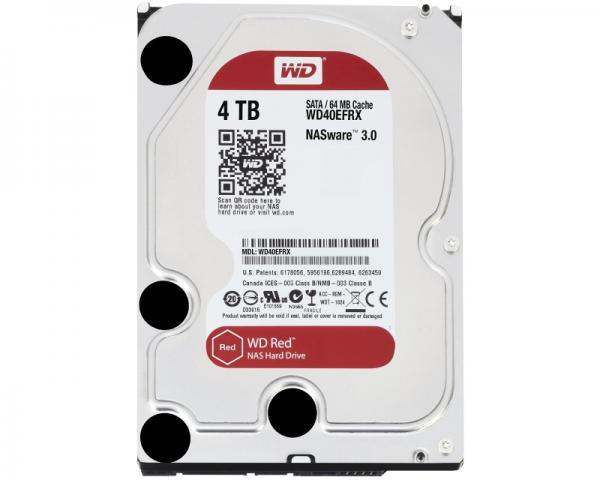 WD 4TB 3.5 SATA III 64MB IntelliPower WD40EFRX Red