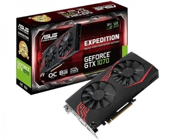 ASUS nVidia GeForce GTX 1070 8GB 256bit EX-GTX1070-O8G