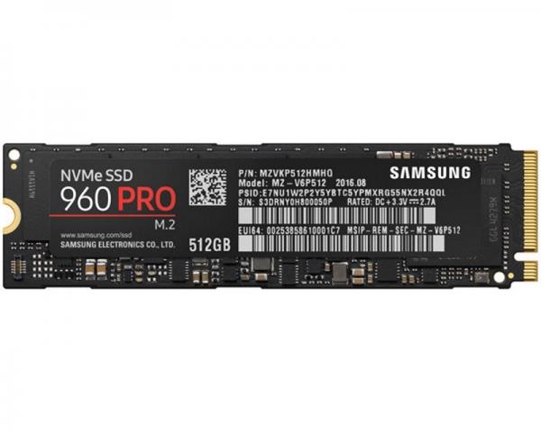 SAMSUNG 512GB M.2 NVMe MZ-V6P512BW 960 PRO Series SSD