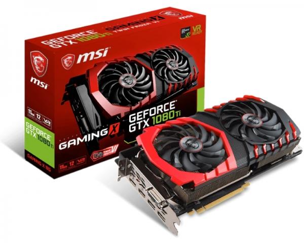 MSI nVidia GeForce GTX 1080 Ti 11GB 352bit GTX 1080 Ti GAMING X 11G