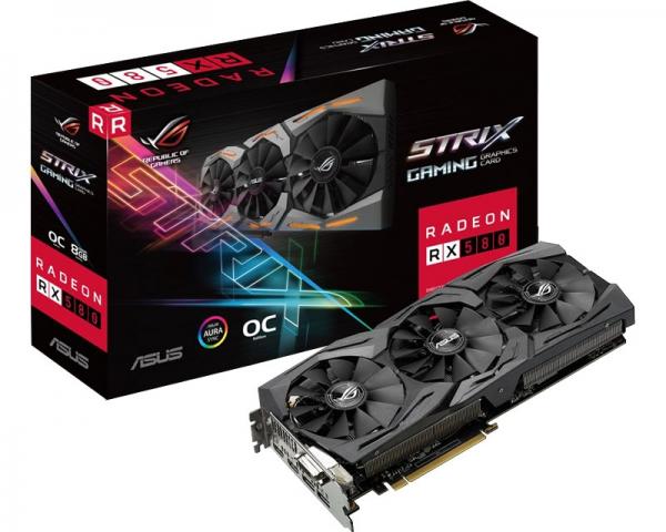 ASUS AMD Radeon RX 580 8GB 256bit STRIX-RX580-O8G-GAMING